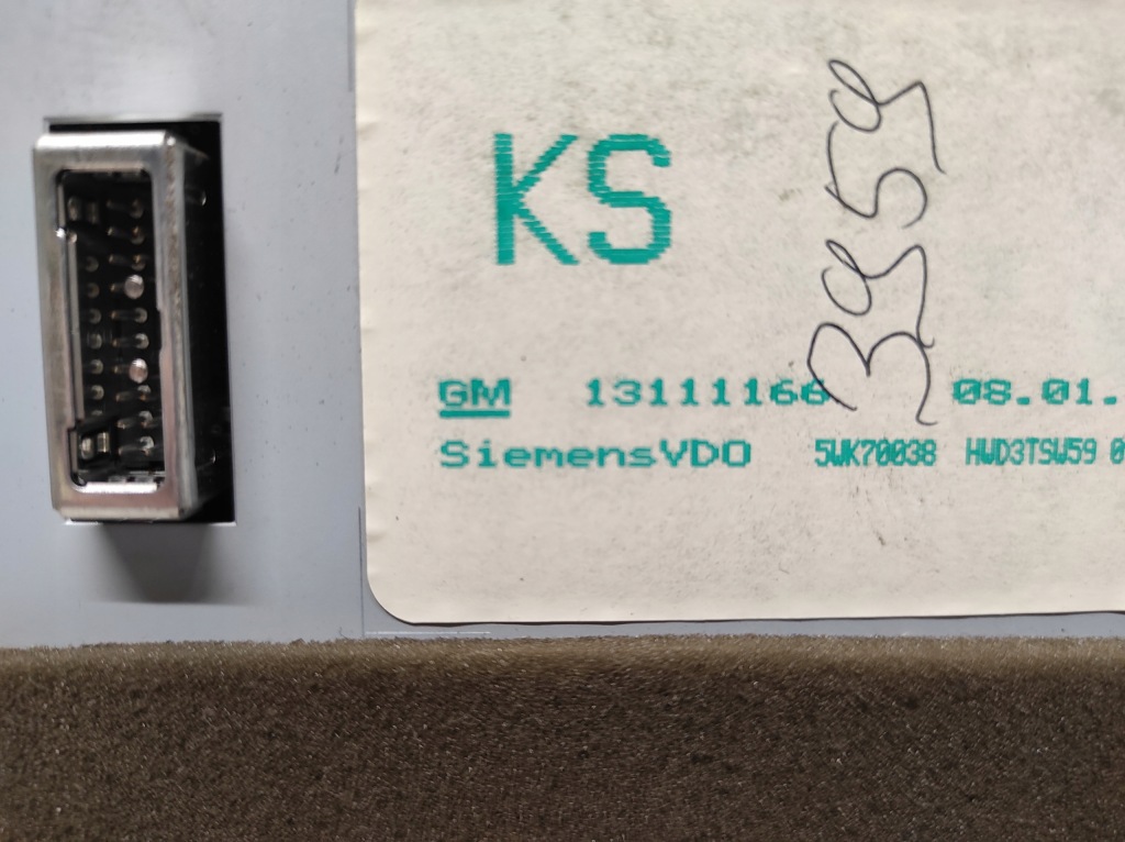 Opel zafira b 05- дисплей радио navi большой 13111166 Оригинал