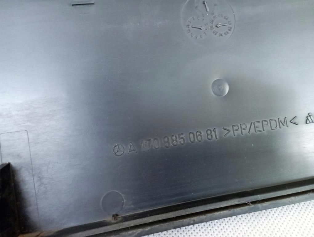 фото №3, Mercedes slk r170 lift накладка молдинг рамка бампера pod номерной знак