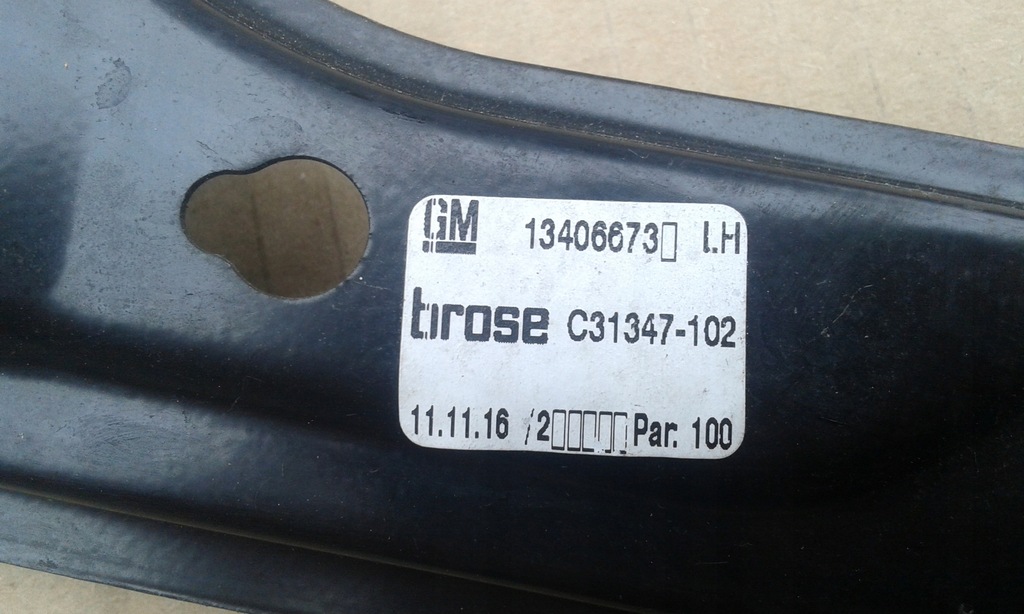 фото №8, Подъемник стекло левый перед opel astra k 13406673