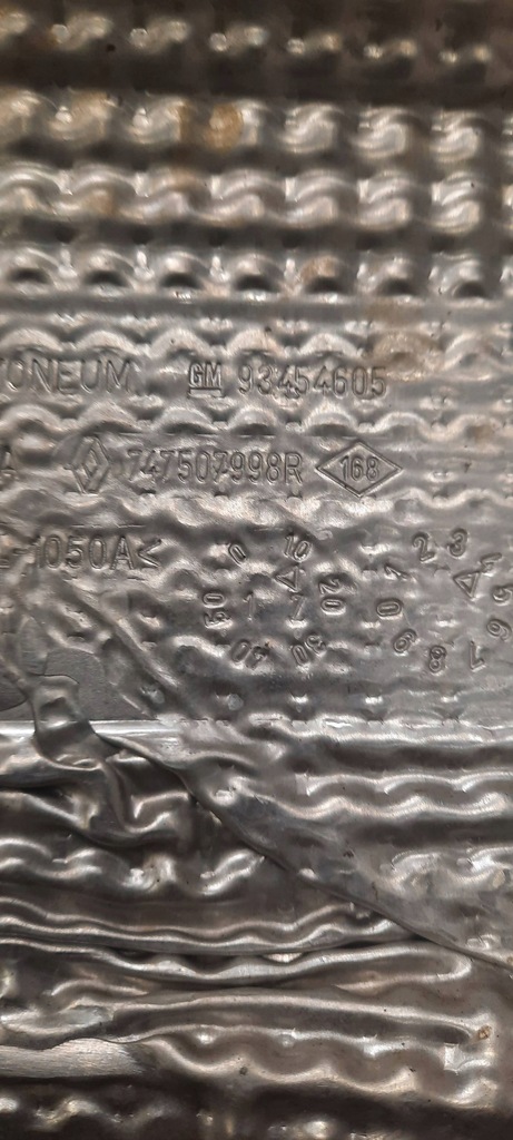 фото №3, Захист теплова 747507998r renault trafic