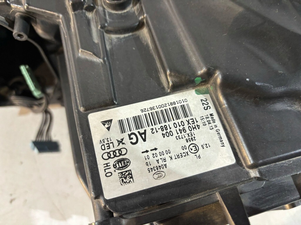 фото №10, Audi a8 d4 лампа передня full led права - 17469