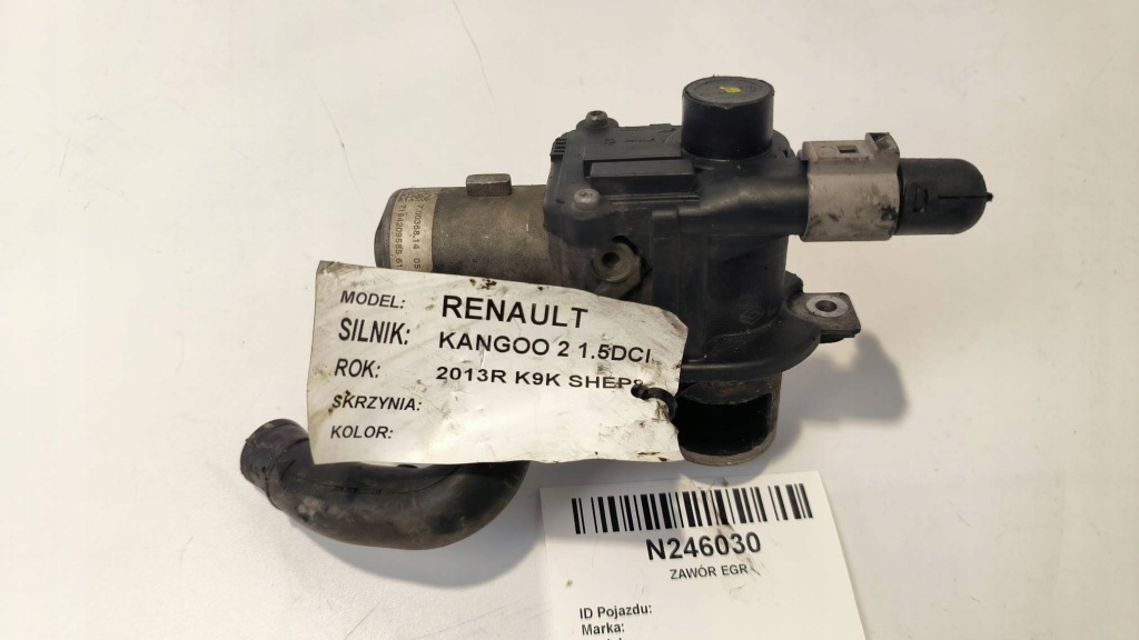 фото №1, Клапан egr 8200846454 renault kangoo