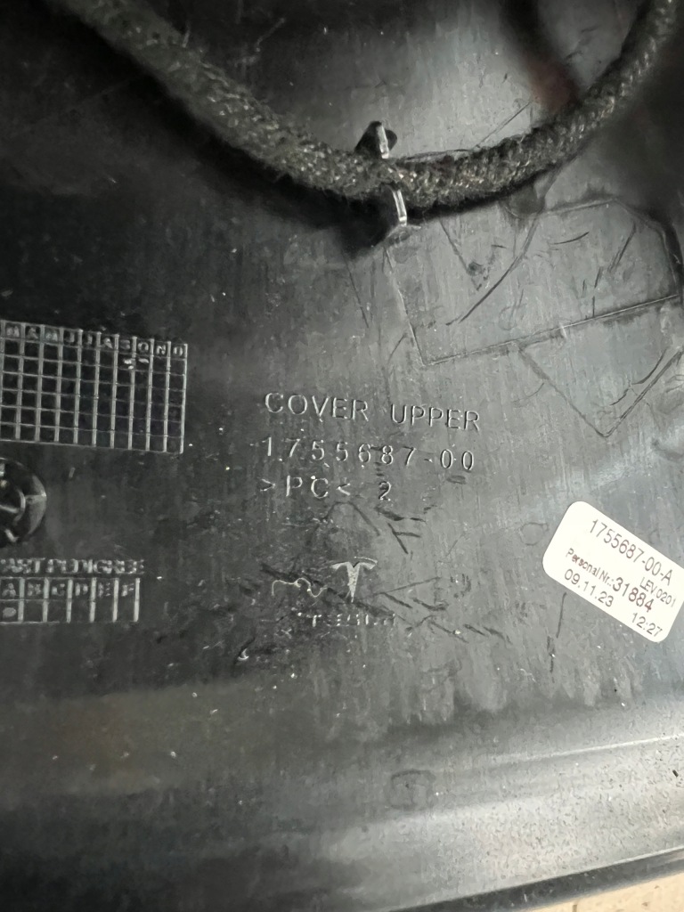 Tesla model y 20- зеркало заднего вида внутреннее корпус Доставка