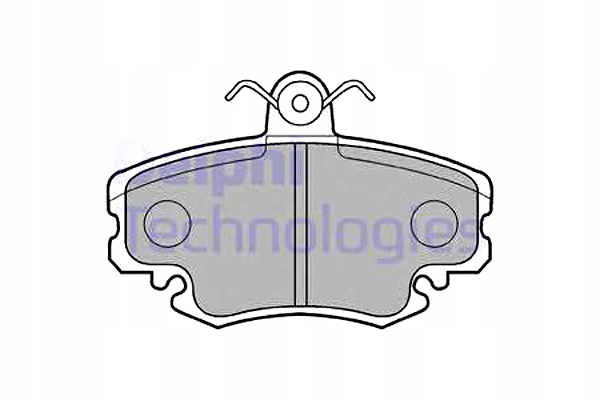 фото №2, Тормозные колодки тормозные перед dacia logan logan express logan mcv sandero