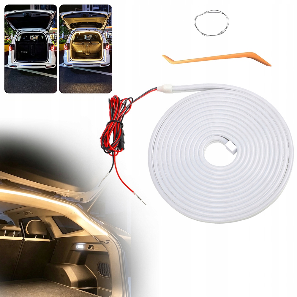 Молдинг световая led гибкая к багажника автомобиля 2 m ciepłe фонарь с Разборки