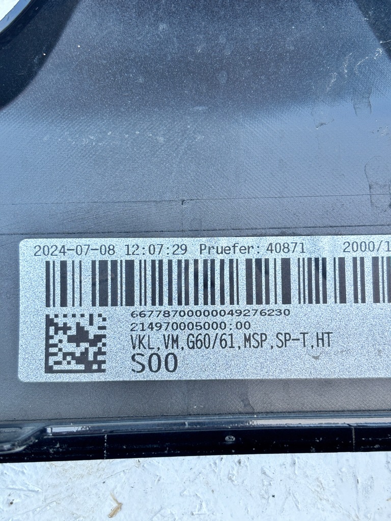 фото №13, Bmw 5 g60 g61 m-pakiet 22- решітка бампера середня перед 51115a36022