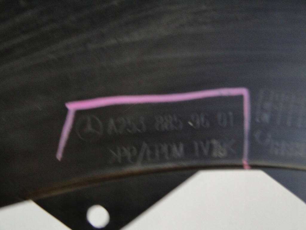 фото №6, Mercedes glc 253 x253 накладка бампера передній перед спойлер