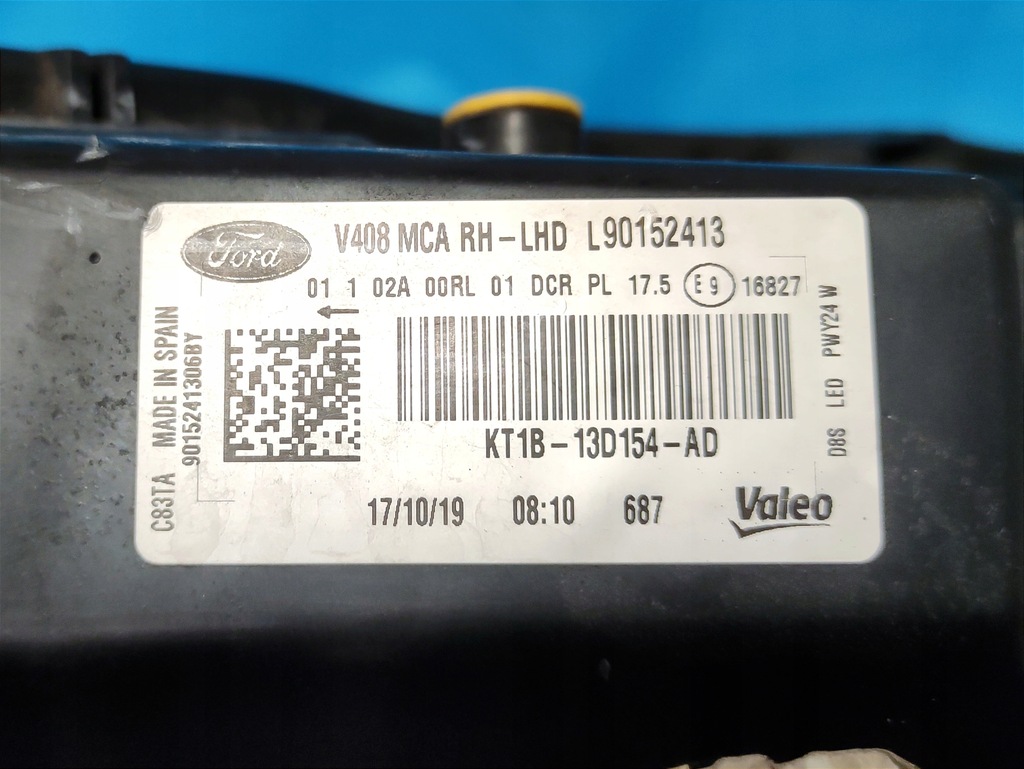 фото №13, Ford tourneo connect lift 2018 - 2023 ксенон led фара лампа правая europ