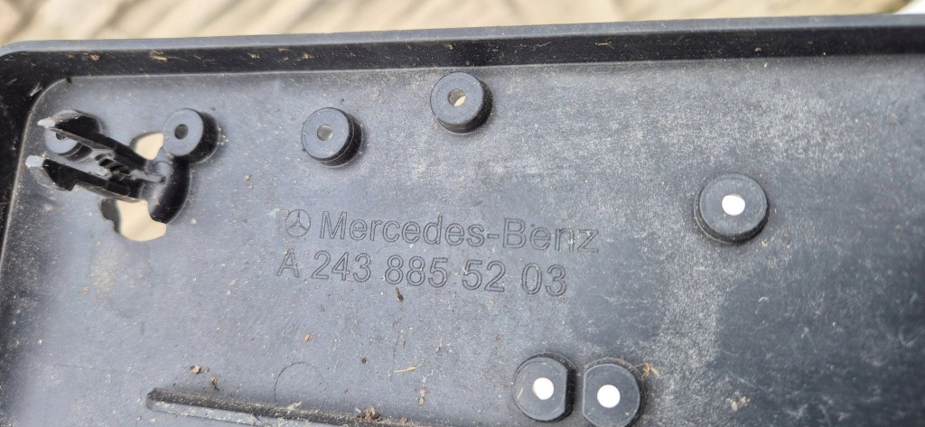 Mercedes eqa h243 21-24 звичайний рамка підкладка під  номерний знак перед org Зі Шроту