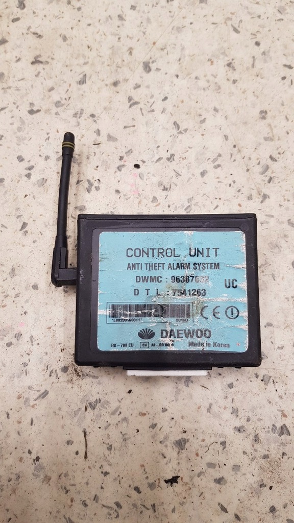 фото №1, Модуль блок керування сигналізація daewoo tacuma rezzo