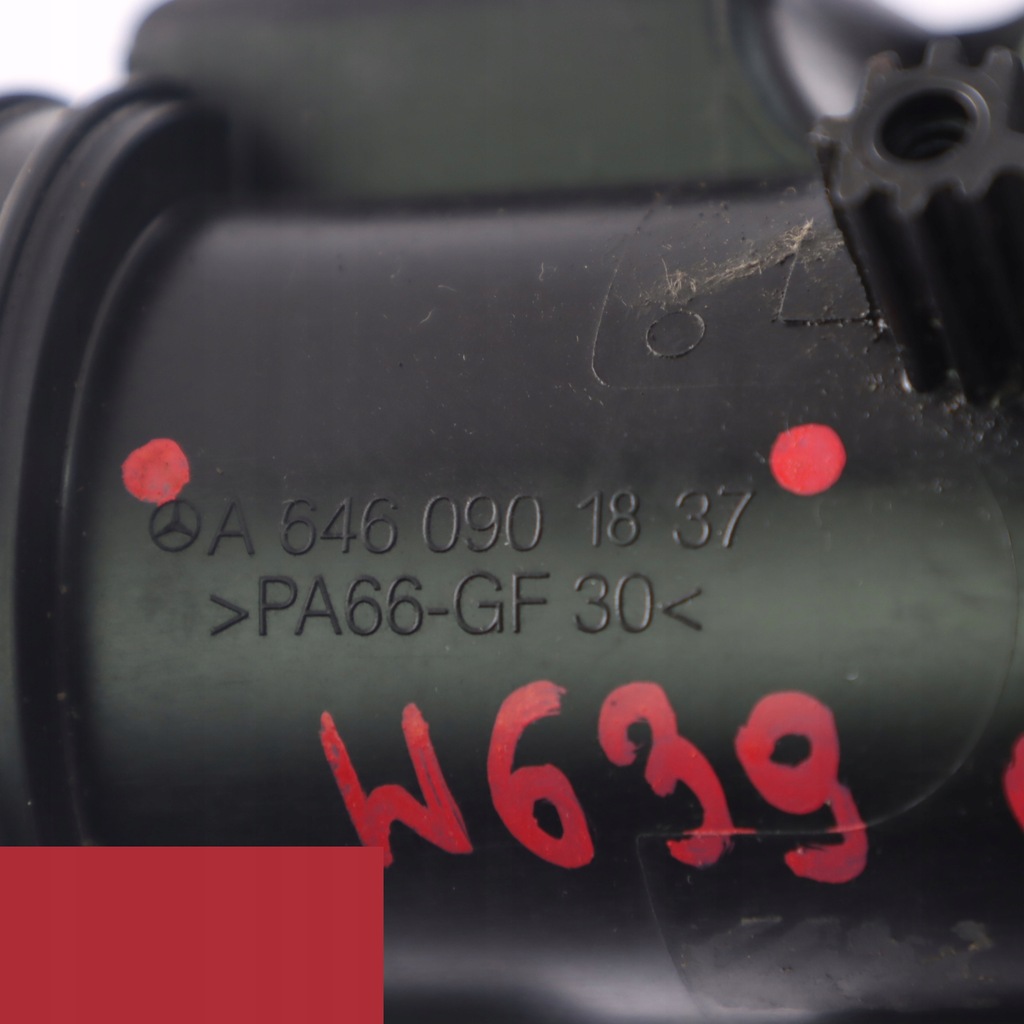 фото №12, Mercedes vito w639 wąż впускной воздуха труба om646 дизель a6460901837