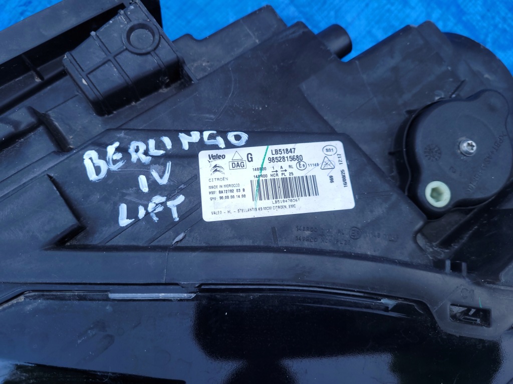 Citroen berlingo iv | фара левый фара перед full led европа 9852815680 с Разборки