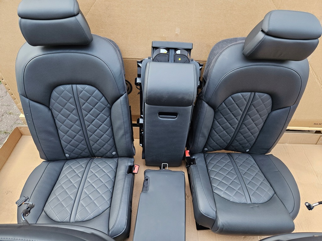 фото №10, A8 d4 lift long сиденье сиденья заднее сиденье кожа вентилируемые обшивки обивка