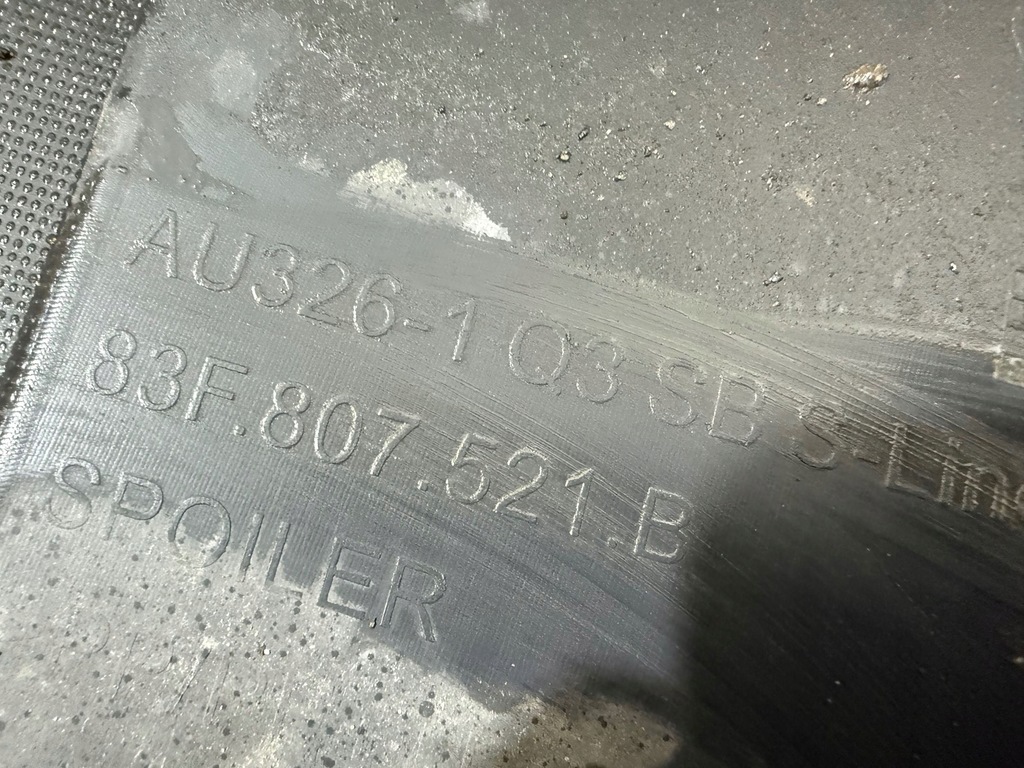 фото №10, Накладка спойлер молдинг бампера заднего задняя audi q3 f3 83f807521b