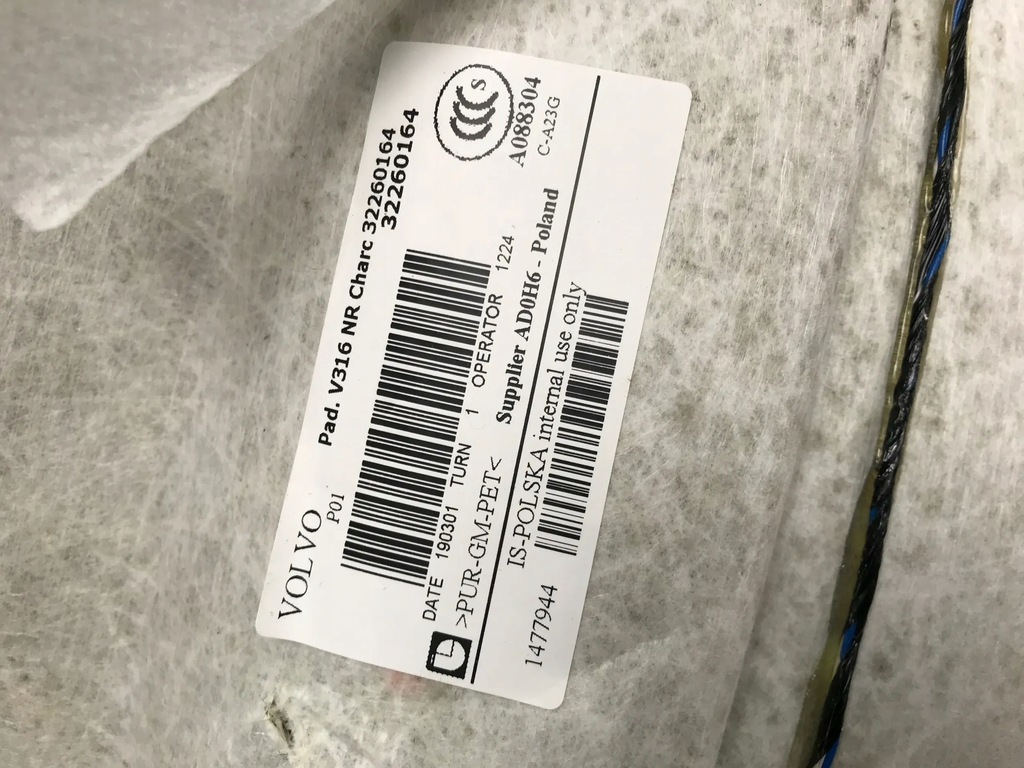 фото №8, Volvo xc40 потолок потолок чёрный 32260164