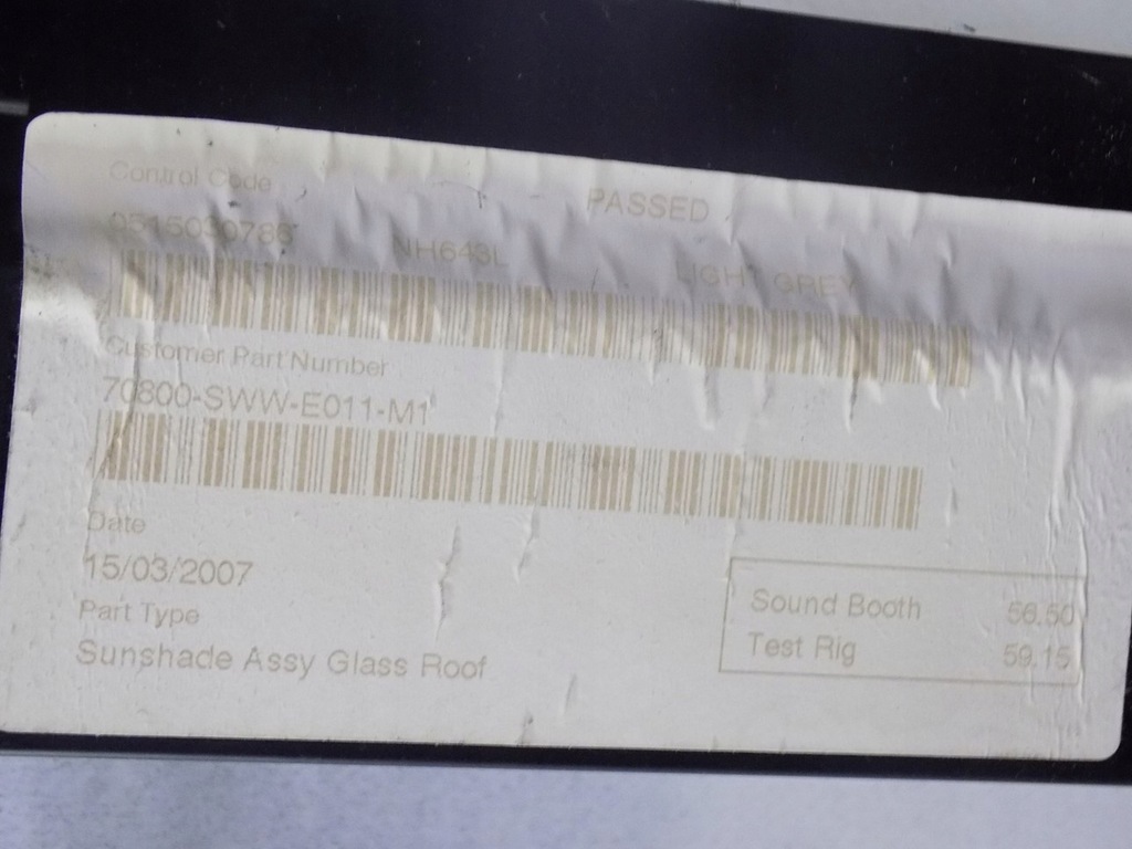 фото №6, Honda cr-v iii 2.2 шторка кровельная панорама