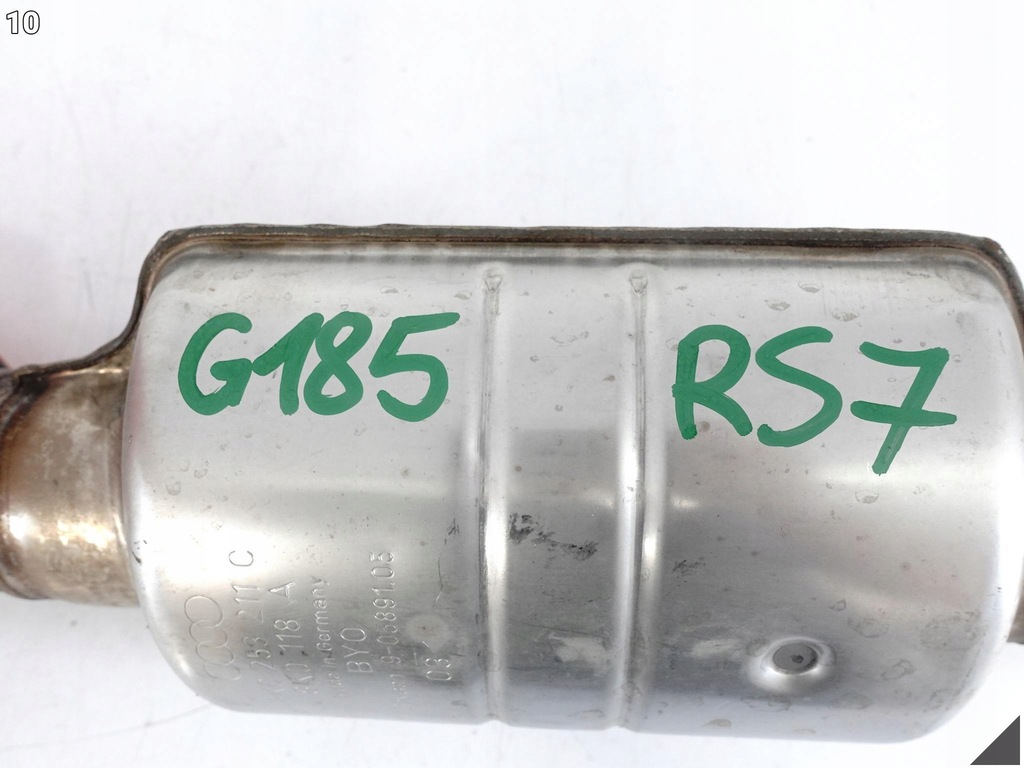 фото №11, Audi rs7 s7 4g8 rs6 s6 4g0 c7 труба выхлопная гаситель левая перед 4.0tfsi 70km