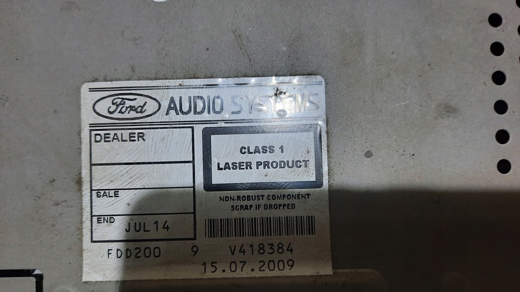 фото №4, Радио радиопроигрыватель cd ford focus mk2 lift