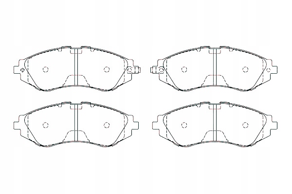 фото №7, Гальмівні колодки ham перед breck chevrolet rezzo 1.6