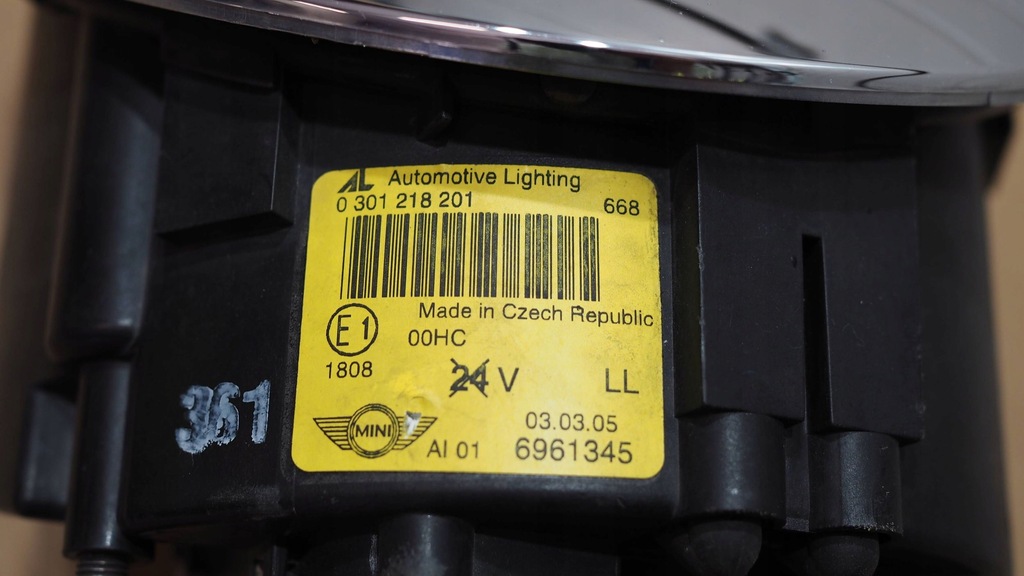 фото №9, Лампа левый перед mini cooper r50 r53 r56 lift 04-06 eu 6961345 0301218201