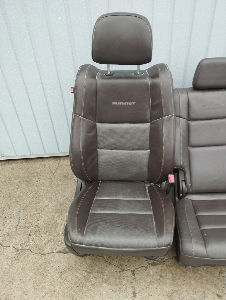 фото №12, Jeep grand cherokee summit 15- сидіння заднє сидіння коричневий