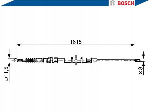 фото №9, Bosch 1 987 482 328 cięgło, тормоз стояночный