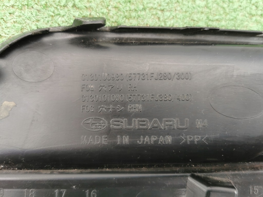 фото №11, Решётка бампера перед передний правая subaru impreza 16- sport