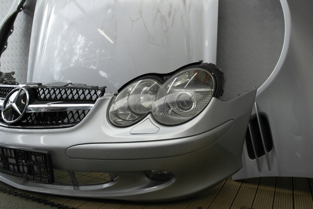 Mercedes sl r230 передні  комплект  капот бампер крила панель передня фари європа  744 Недорого