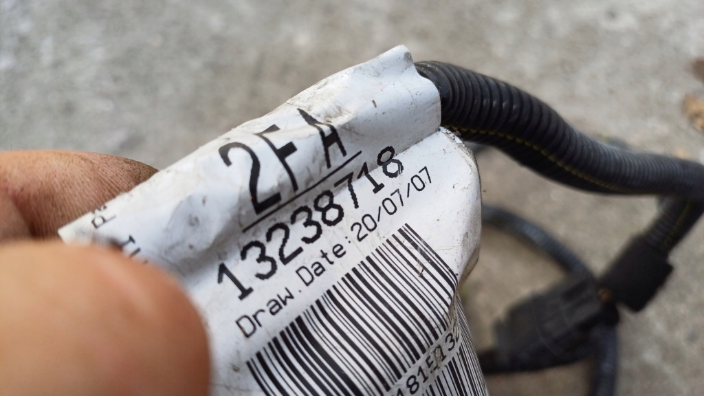 фото №3, Opel insignia a електропроводка джгут pdc перед