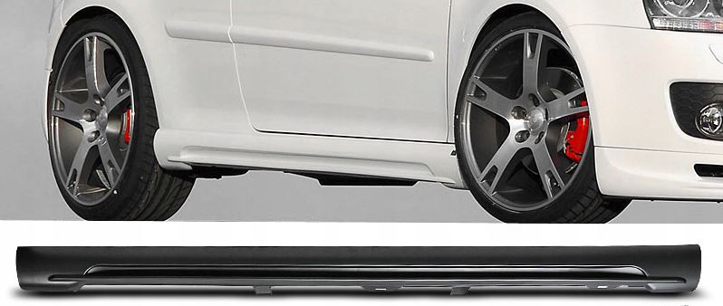 фото №1, Спойлери накладки порогові vw golf 5 v gti 3 двері