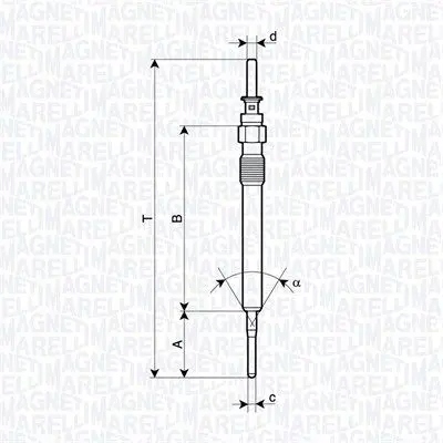 Свічка розжарювання 062900130304 magneti marelli Ціна