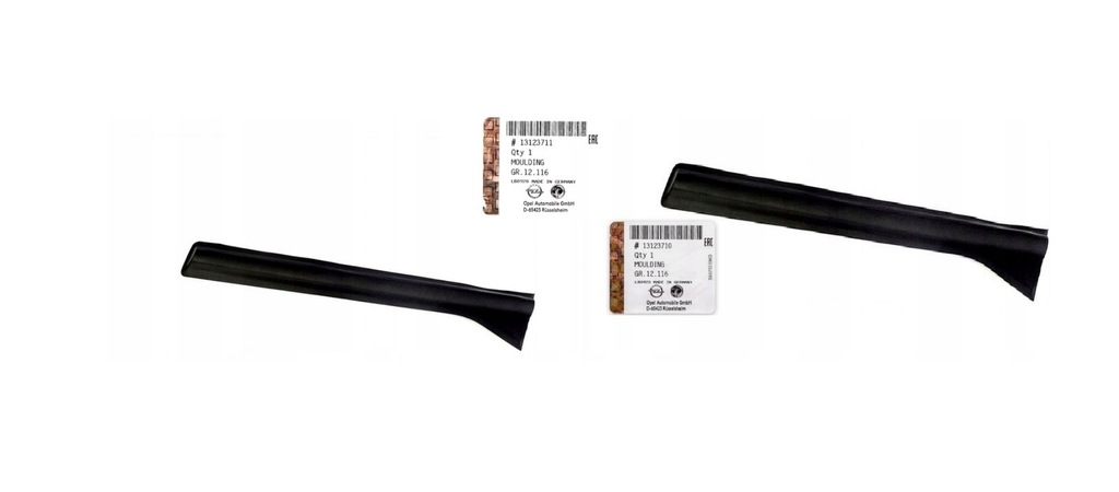 фото №1, Уплотнители накладки стойка opel astra h правая левая 13123711 13123710 оригинал