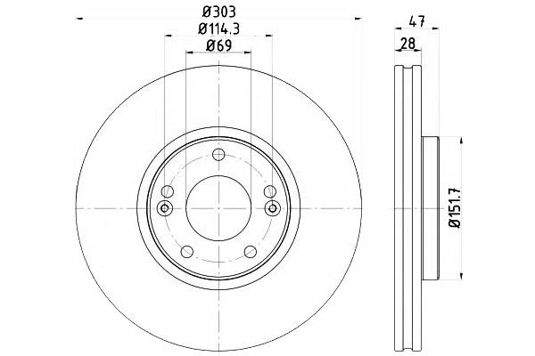 фото №1, Textar тормозные диски тормозные 2szt. hyundai grandeur kia