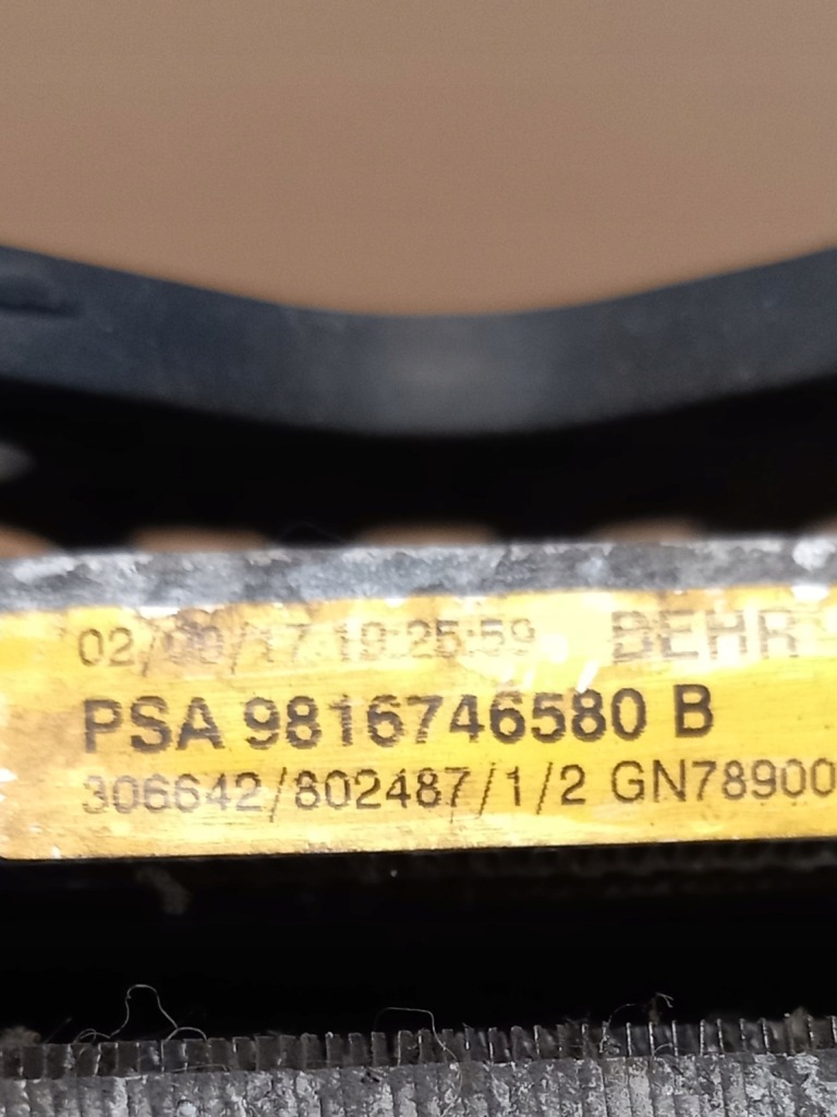 Купить Комплект радиатор ремень передний балка peugeot 308 ii t9