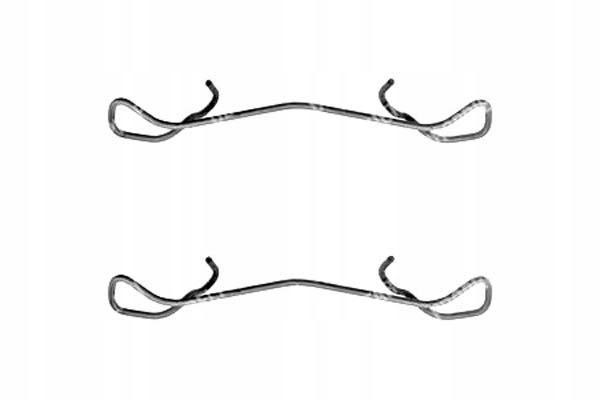 фото №2, Набір монтажний гальмівних колодок peugeot перед 306 93-ate