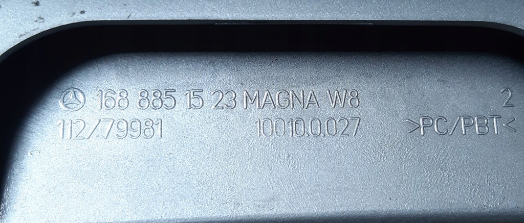 фото №12, Mercedes a-klasa w168 молдинг бампера avantgarde