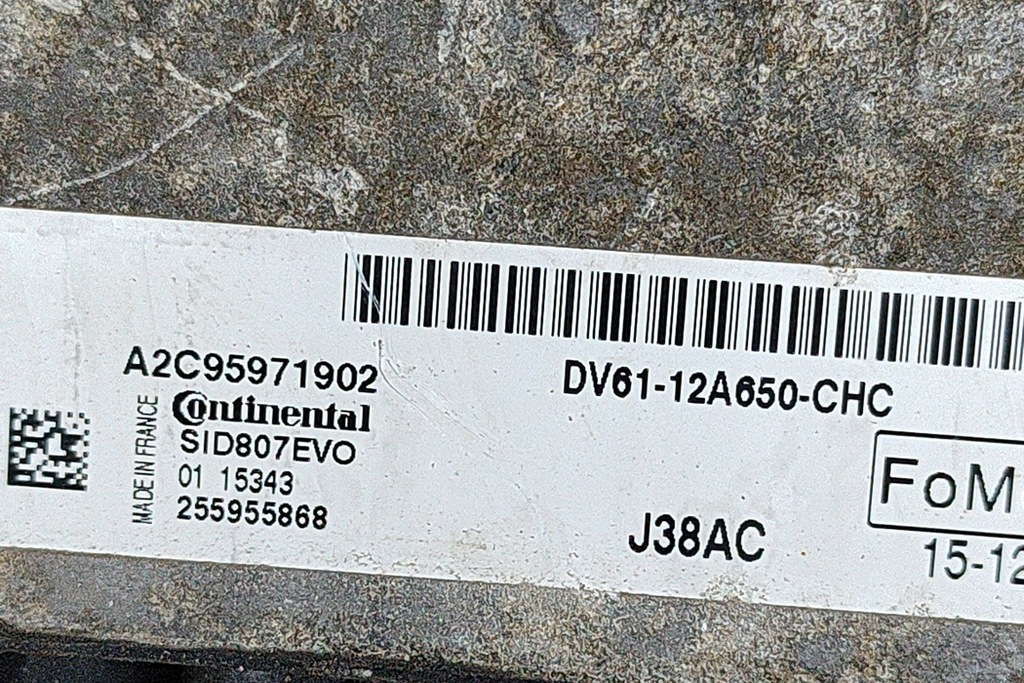 фото №6, Ford transit connect mk2 блок керуючий двигуном dv61-12a650-chc 1.6