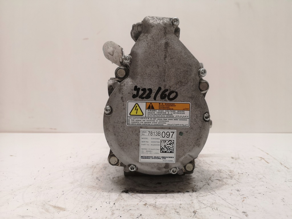 фото №11, Mitsubishi компрессор кондиционера 7813b097