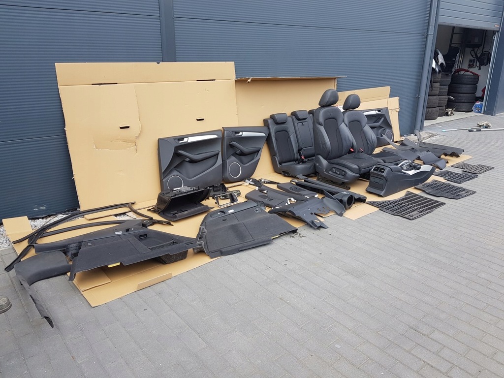 фото №9, Полный салон обивка потолок сиденья audi q5 s-line lift 8r 12-16