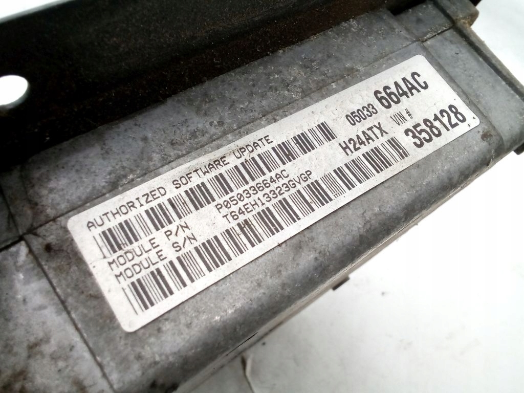 фото №7, Chrysler pt cruiser бортовий комп'ютер блок керування двигуна 05033664ac