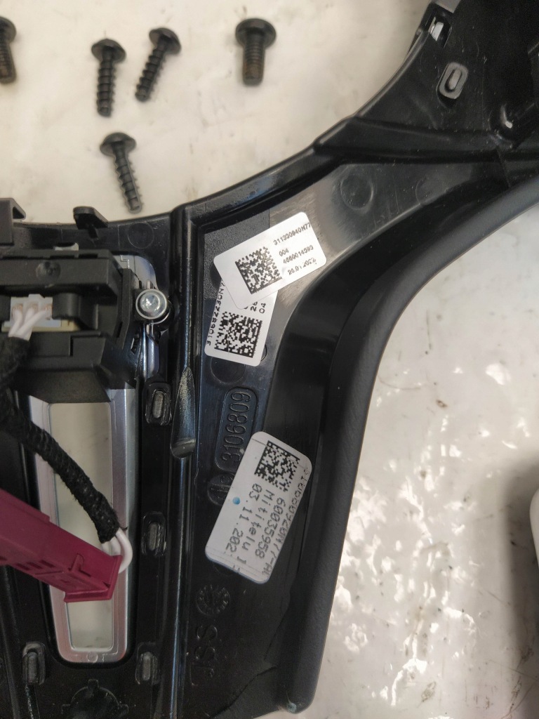 фото №9, Bmw g30 g32 g05 m-pakiet корпус панель руля лепестки переключения подогрев