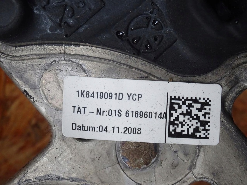 фото №11, Vw scirocco iii golf v r32 gti повітропровід шкіра 1k8419091d