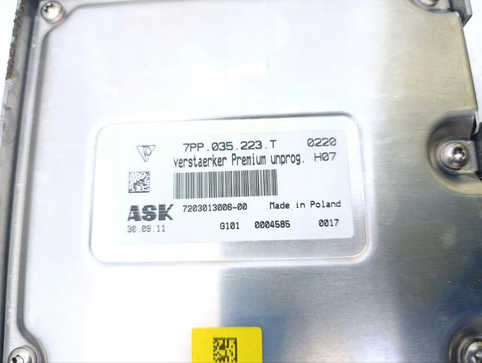 фото №7, Porsche panamera 970 2012 усилитель аудио 7pp035223t