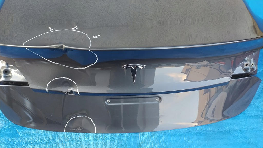 фото №3, Кришка багажника багажника tesla 3 iii lift