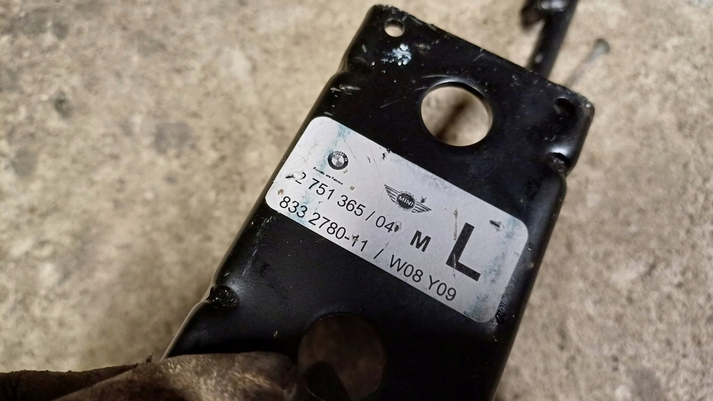 фото №3, Mini cooper r56 кронштейн сидіння ліва 2751365