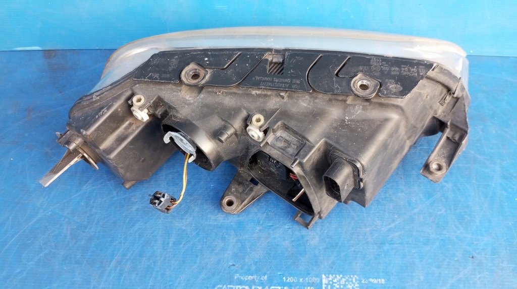 фото №6, Лампа левый перед eu 3b0941015ak vw passat b5 lift линза