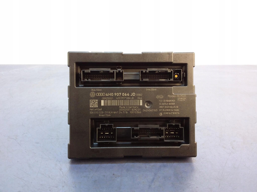фото №1, Audi a8 d4 модуль блок керування комфорту 4h0907064jd