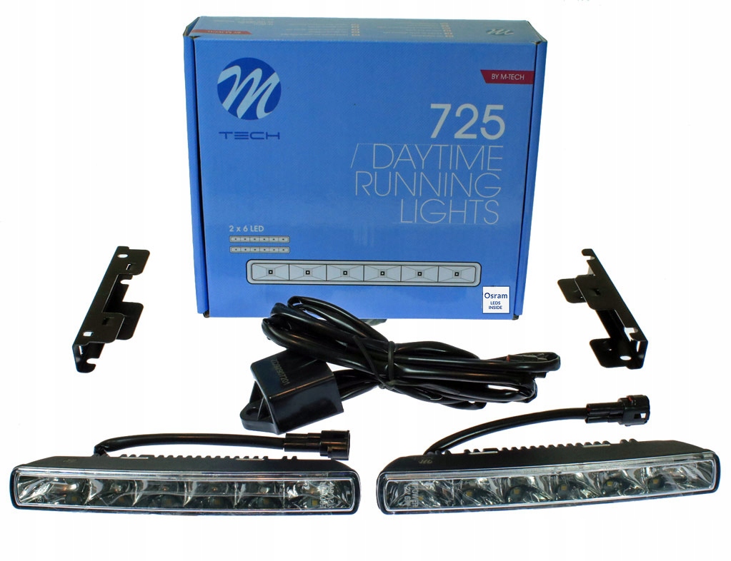 фото №1, Світло денні drl 725 led mtech + безкоштовно