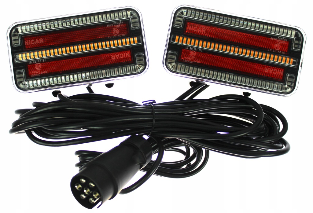 фото №1, Лампы задние led светодиодный na магнит прицепа 7,5m