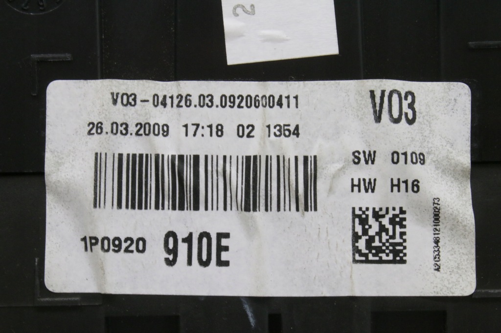 фото №5, Счетчик seat leon ii 1.6 1p0920910 anglik